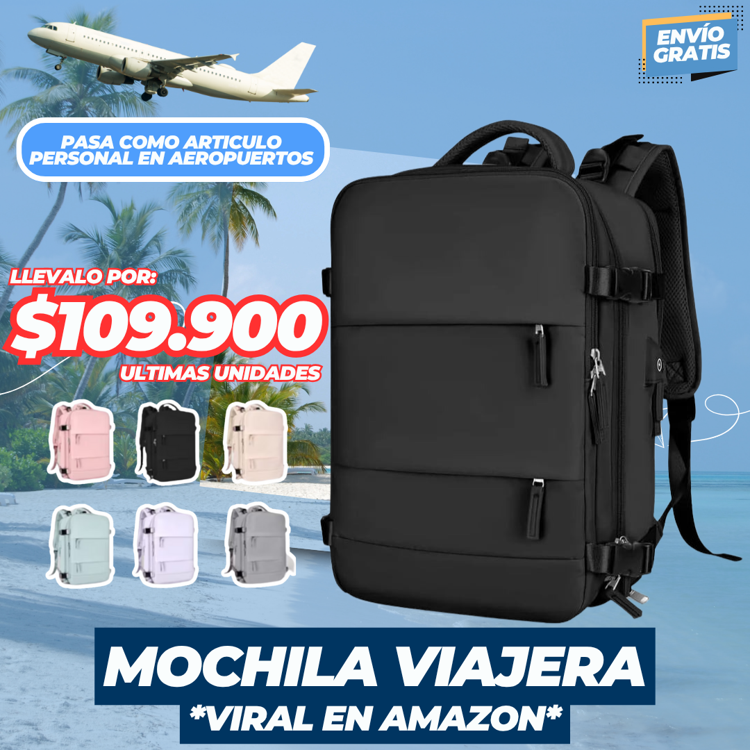 MOCHILA VIRAL AMAZON - ¡Organización y Capacidad en un Solo Lugar!