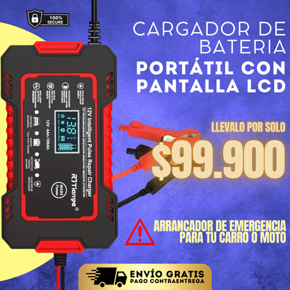 Oferta Especial AutoVolt® - Recupera Baterías Descargadas en Minutos, Tecnología de Carga Inteligente