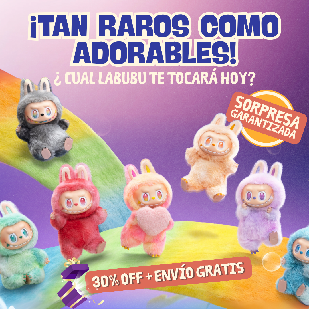 ¡LLAVERO SORPRESA LABUBU CON LUZ Y SONIDO!