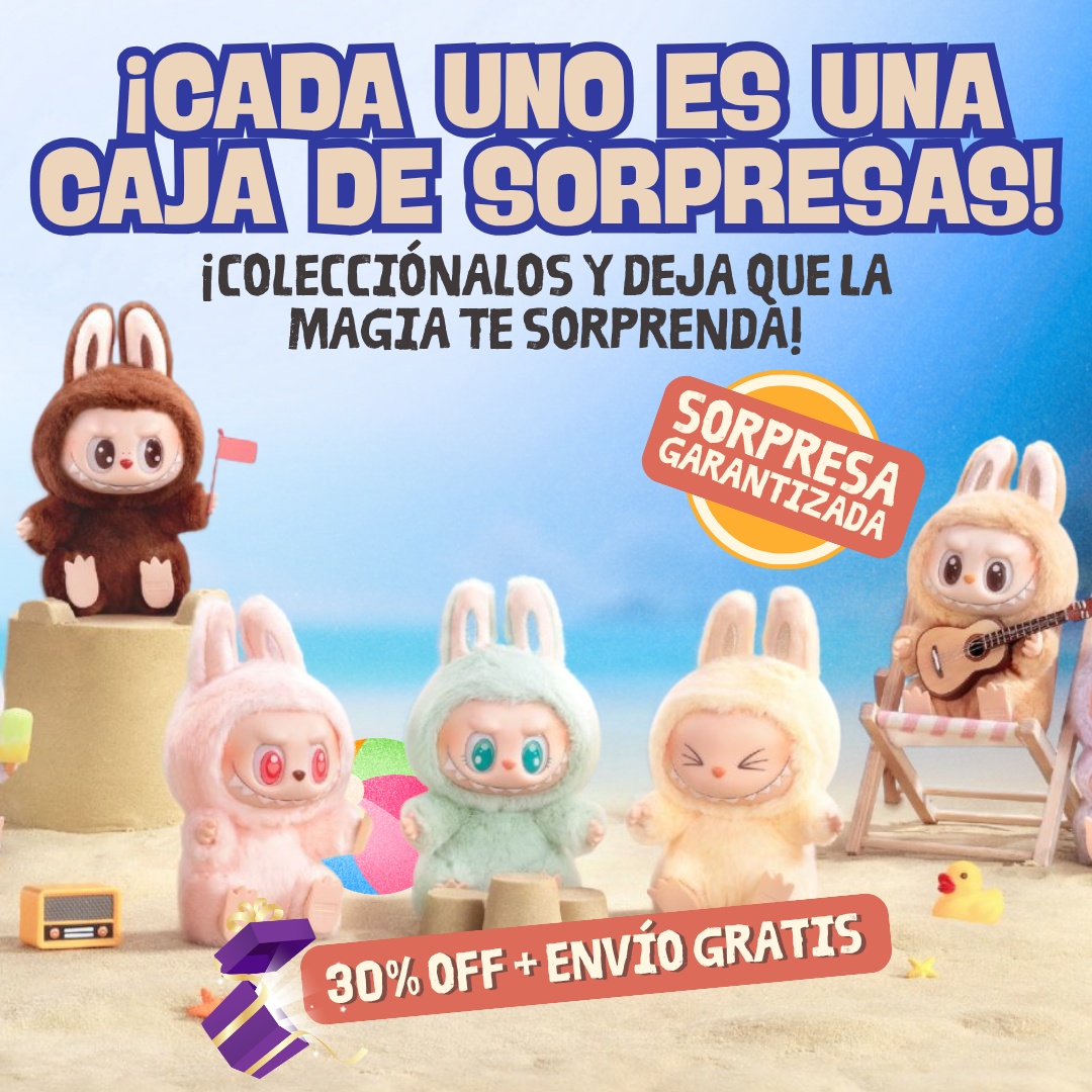 ¡LLAVERO SORPRESA LABUBU CON LUZ Y SONIDO!