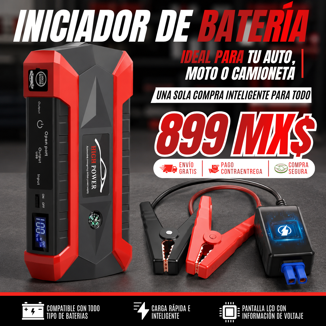 Oferta Especial AutoVolt® - Recupera Baterías Descargadas en Minutos