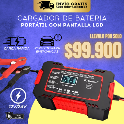 Oferta Especial AutoVolt® - Recupera Baterías Descargadas en Minutos, Tecnología de Carga Inteligente