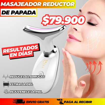 MASAJEADOR FACIAL CON LUZ LED +  ENVIO GRATIS🎁