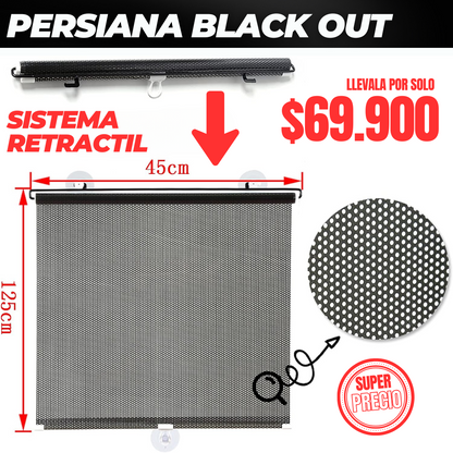 PERSIANA RETRACTIL BLACK OUT + ENVIO GRATIS🎁