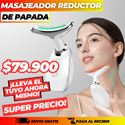 MASAJEADOR FACIAL CON LUZ LED +  ENVIO GRATIS🎁