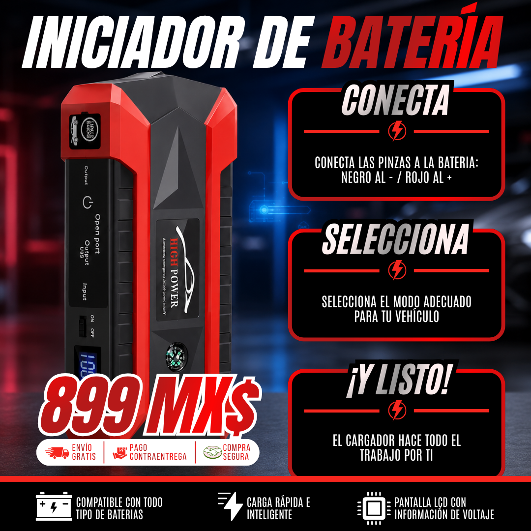 Oferta Especial AutoVolt® - Recupera Baterías Descargadas en Minutos