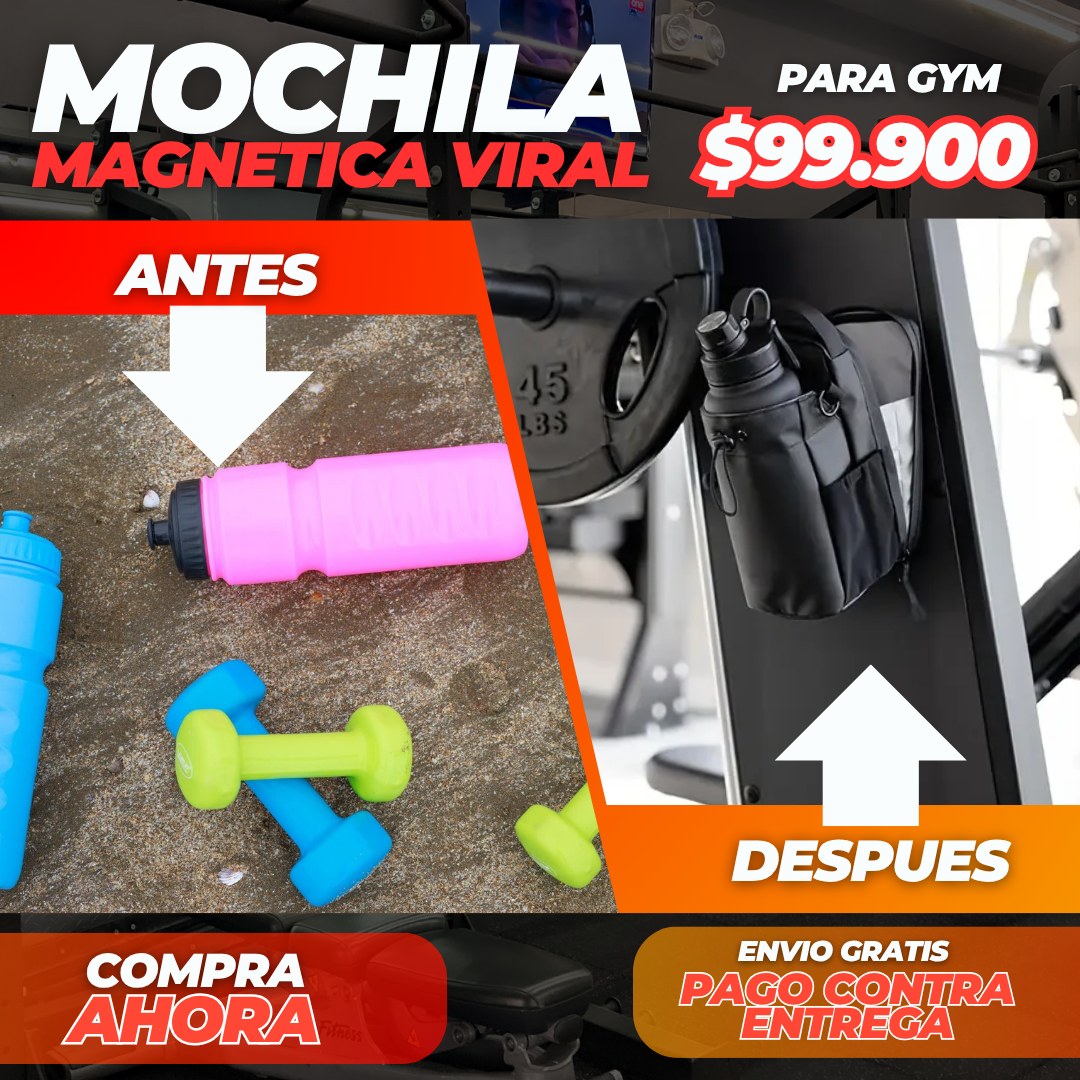 BOLSO MAGNÉTICO GYM + ENVÍO GRATIS🎁